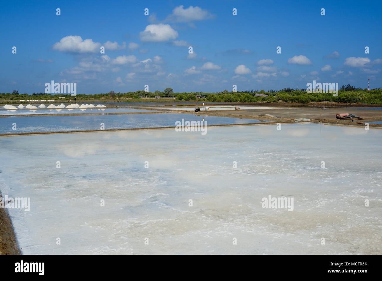 Salt White Ridge White salt field in sunny day. Royalty high quality free stock image of ...