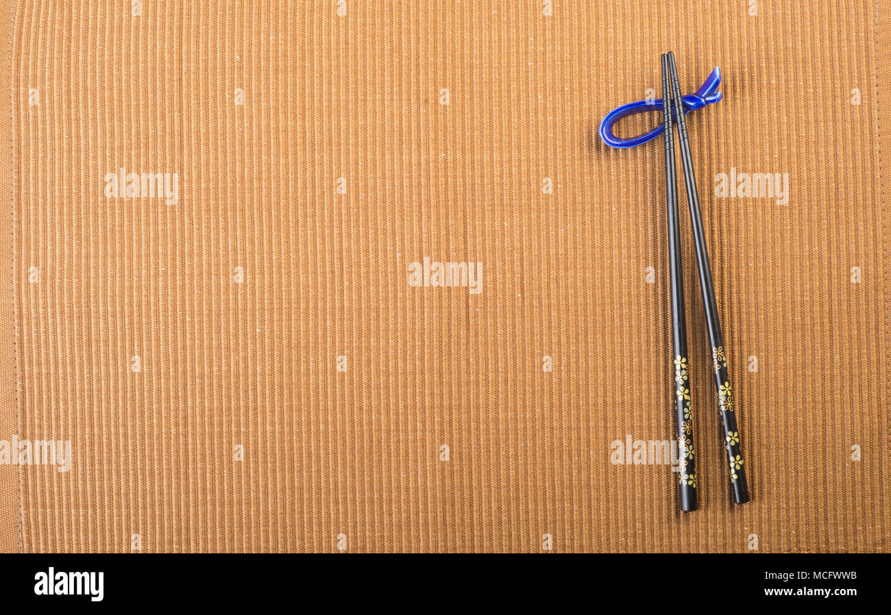 chopsticks. two chopssticks on background Stock Photo