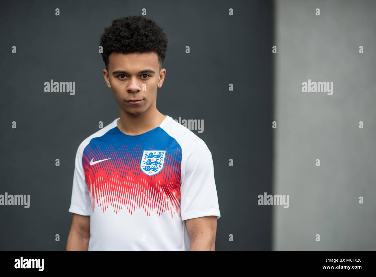 England National Team Training Kit. FIFA World Cup 2018. Stock Photo