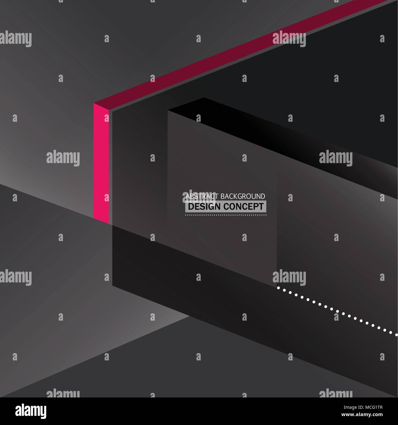 Abstract monochromatic gray boxes background Stock Vector Image & Art