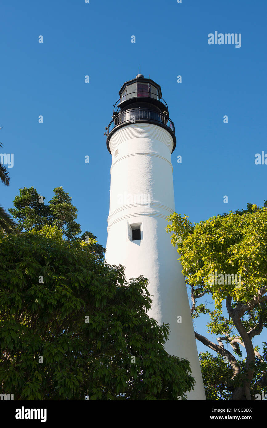 Key West Lighthouse, in Key West Florida Stock Photo Alamy