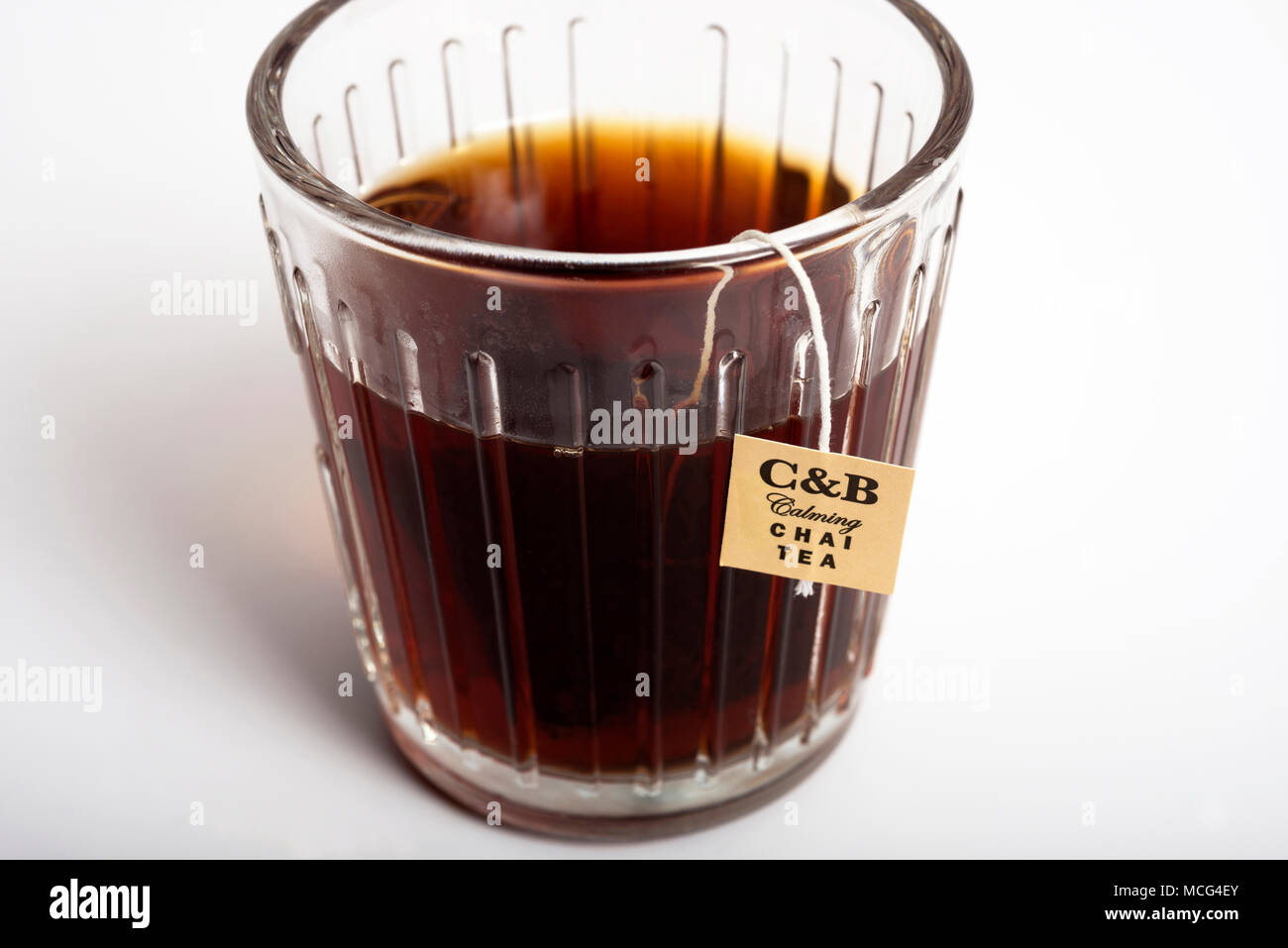 C&B Calming Chai tea Stock Photo