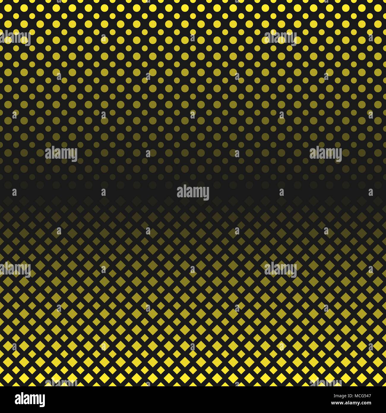 Abstract halftone geometrical circle and square pattern background ...