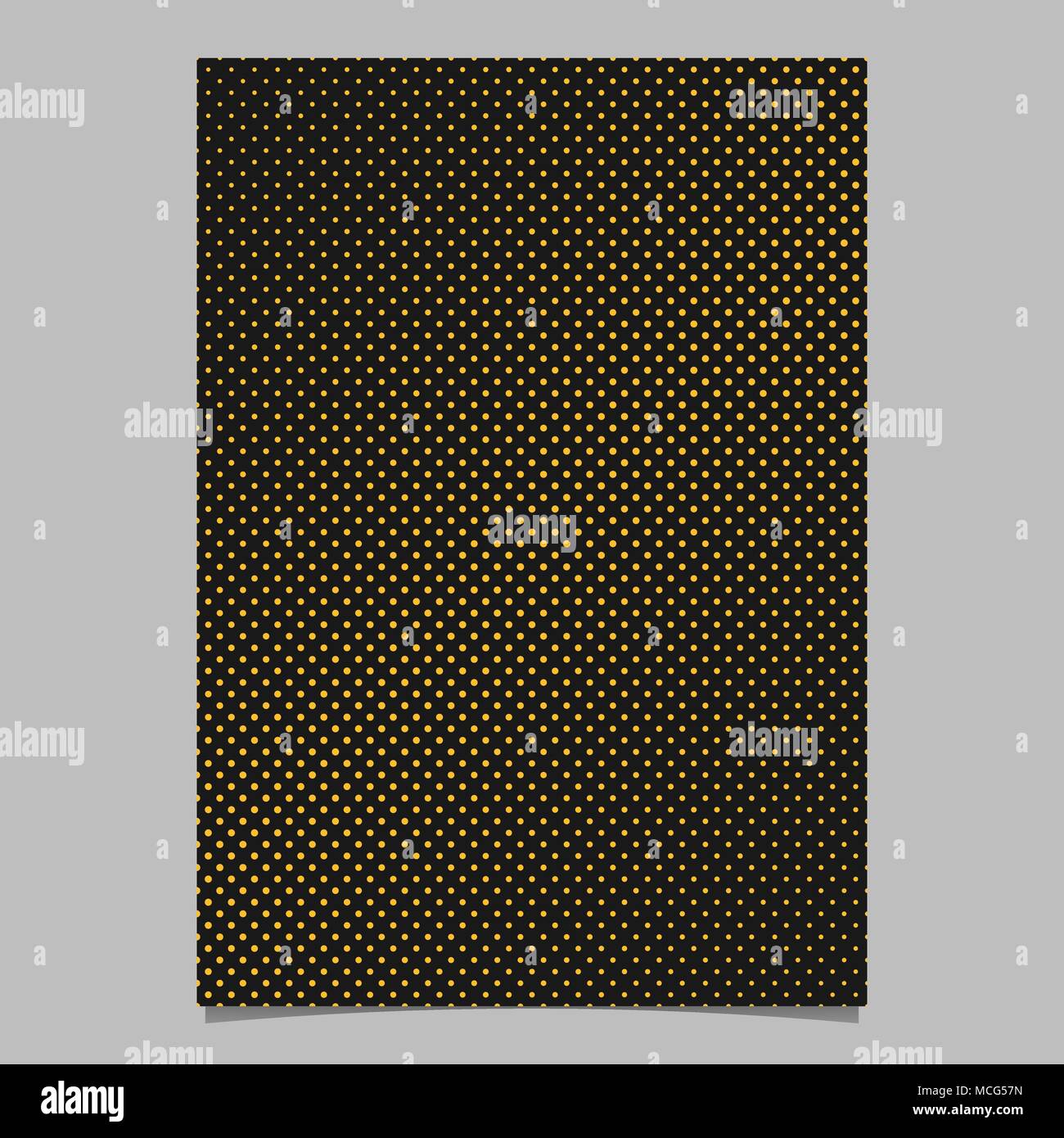 Abstractal halftone dot pattern background brochure template design - vector flyer graphic Stock Vector