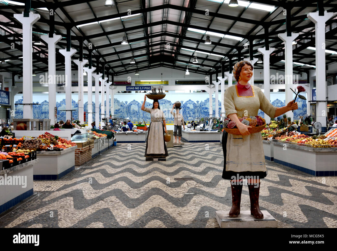 Setubal, Fish Market, ( Mercado do Livramento ) , Portugal, Portuguese