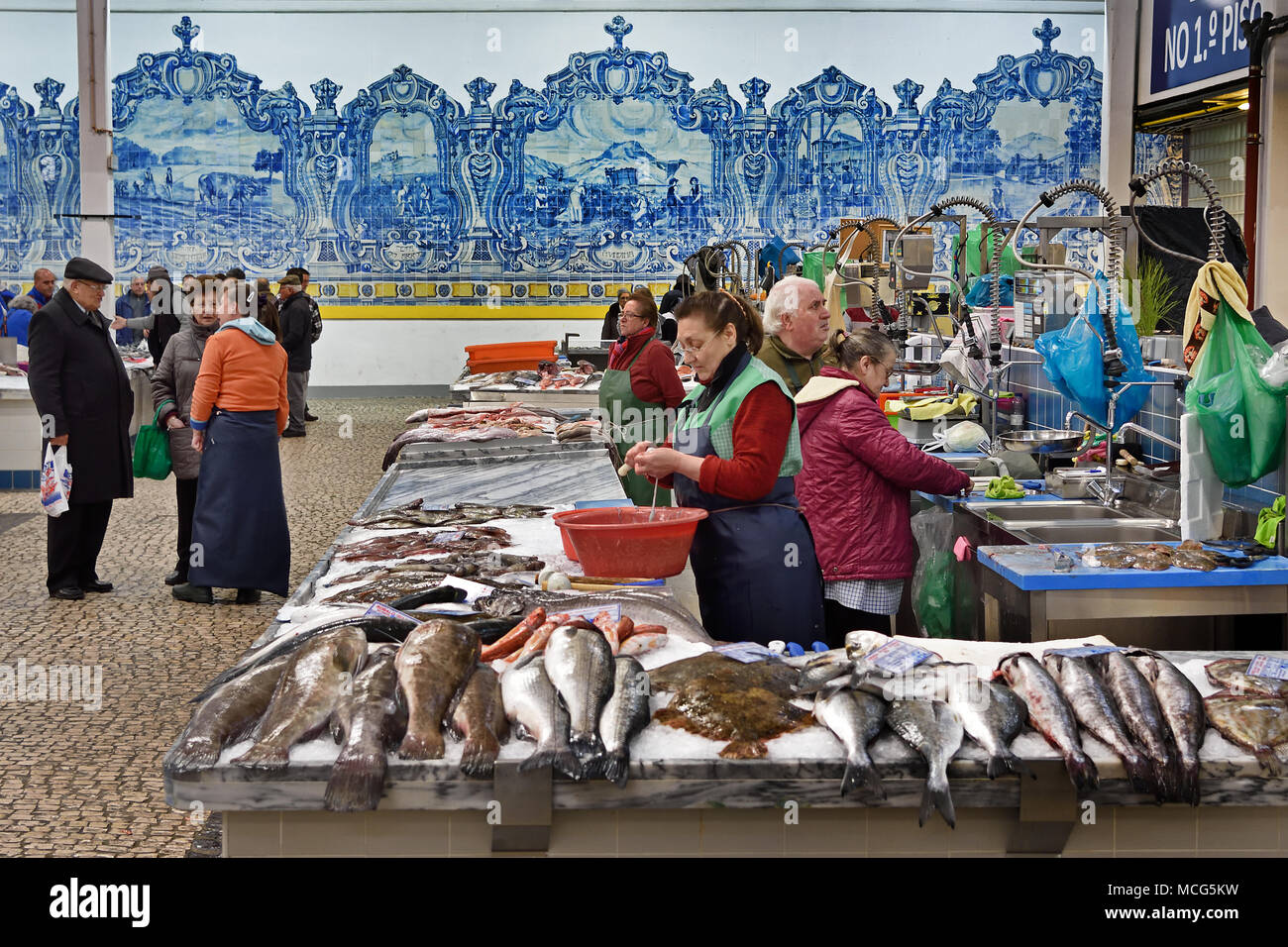 Setubal, Fish Market, ( Mercado do Livramento ) , Portugal, Portuguese