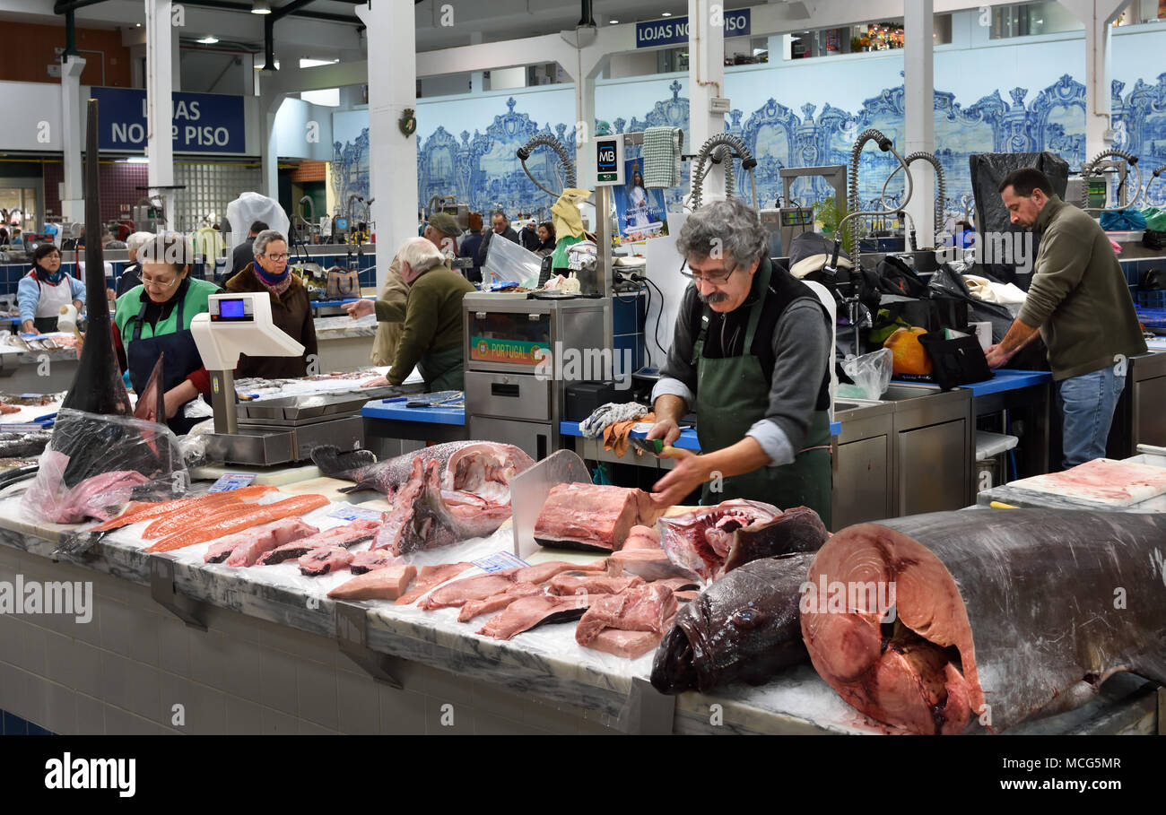 Setubal, Fish Market, ( Mercado do Livramento ) , Portugal, Portuguese