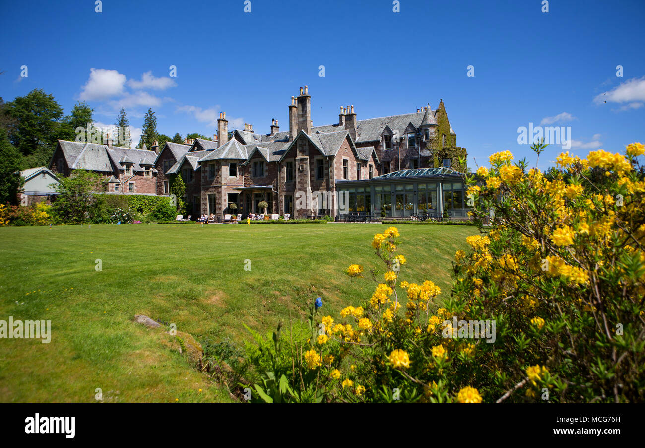 Cromlix House Hotel Stock Photo Alamy