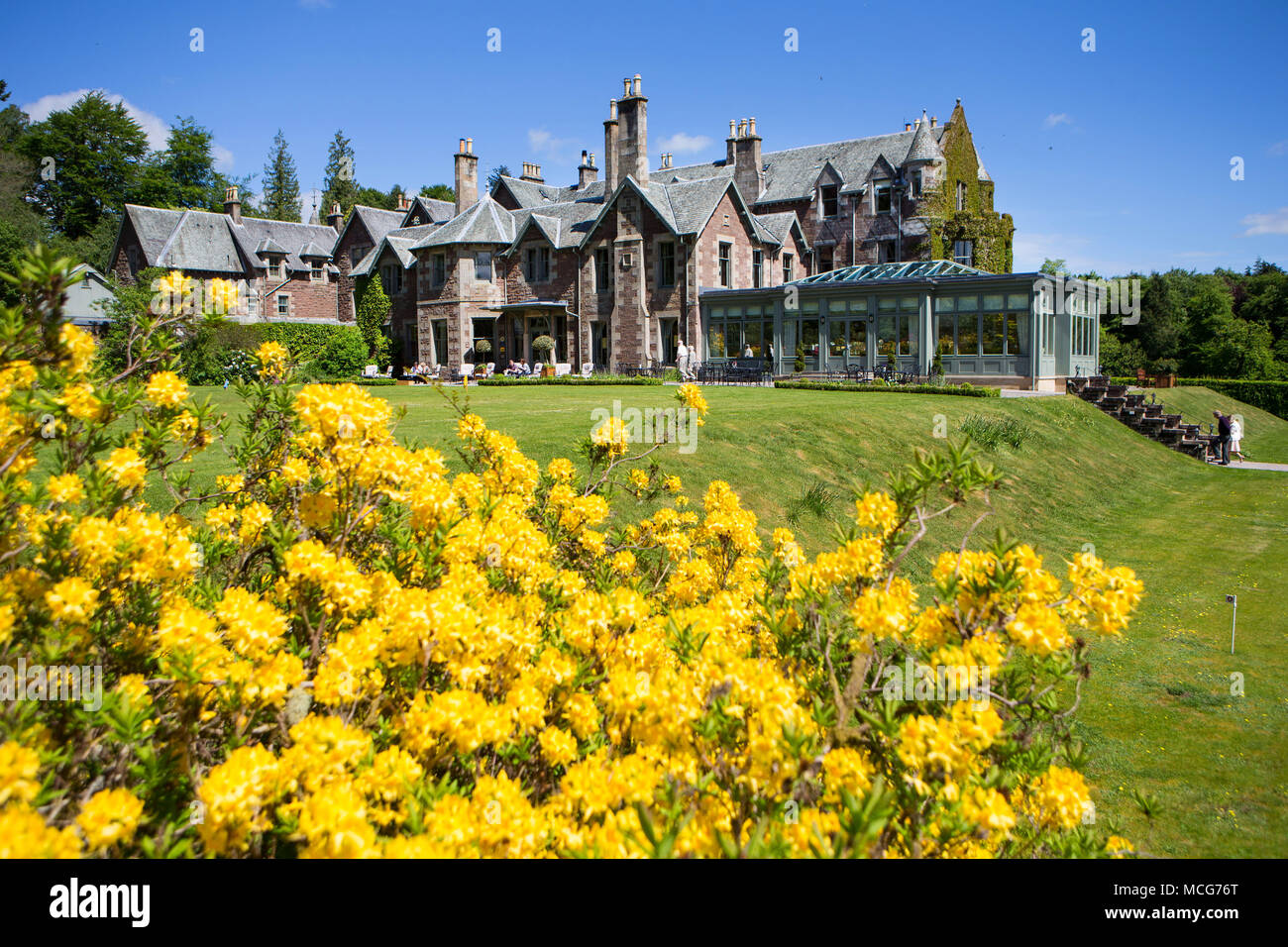 Cromlix House Hotel Stock Photo Alamy