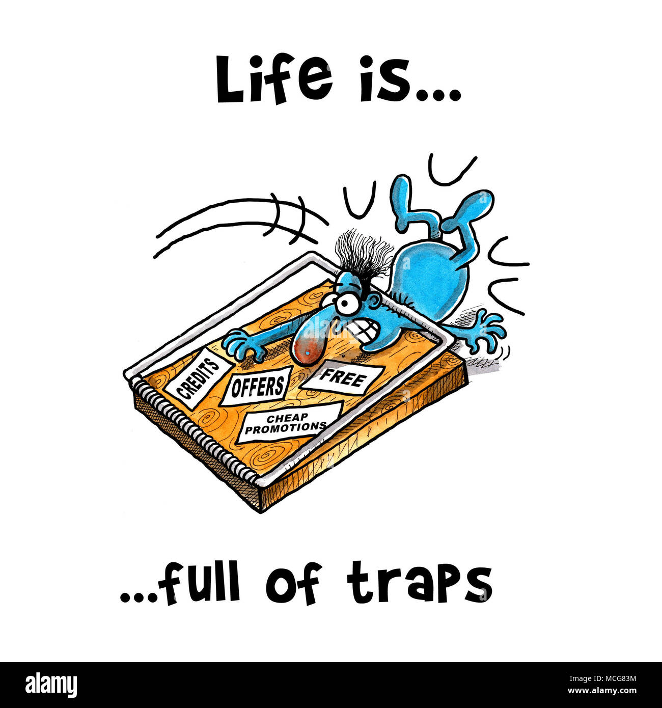 Person falling over cartoon hires stock photography and images Alamy