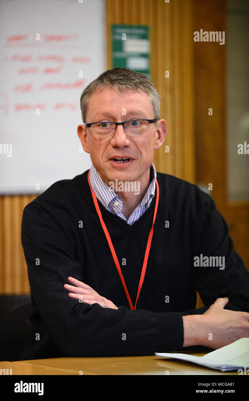 Neil McCulloch chief operating officer Enquest at a meeting at the handover  from BP to Enquest at Sullom Voe terminal Shetland Stock Photo - Alamy