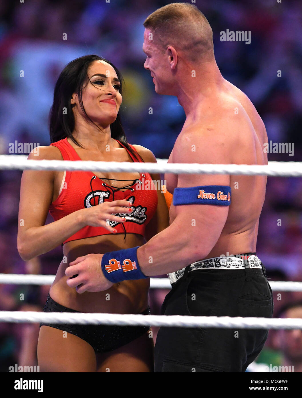 Nikki bella ring hi-res stock photography and images - Alamy