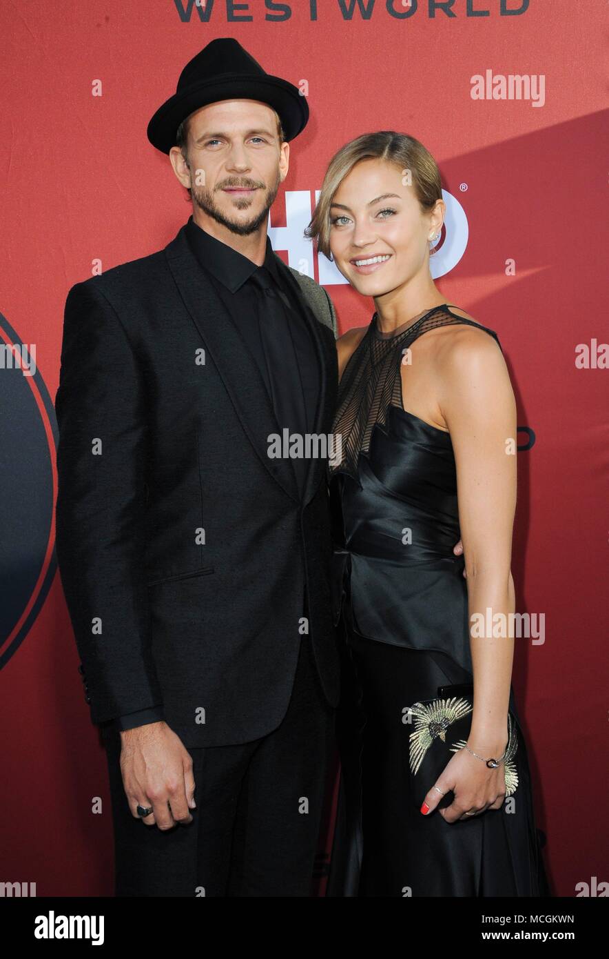 Los Angeles, CA, USA. 16th Apr, 2018. Gustaf Skarsgard, Caroline