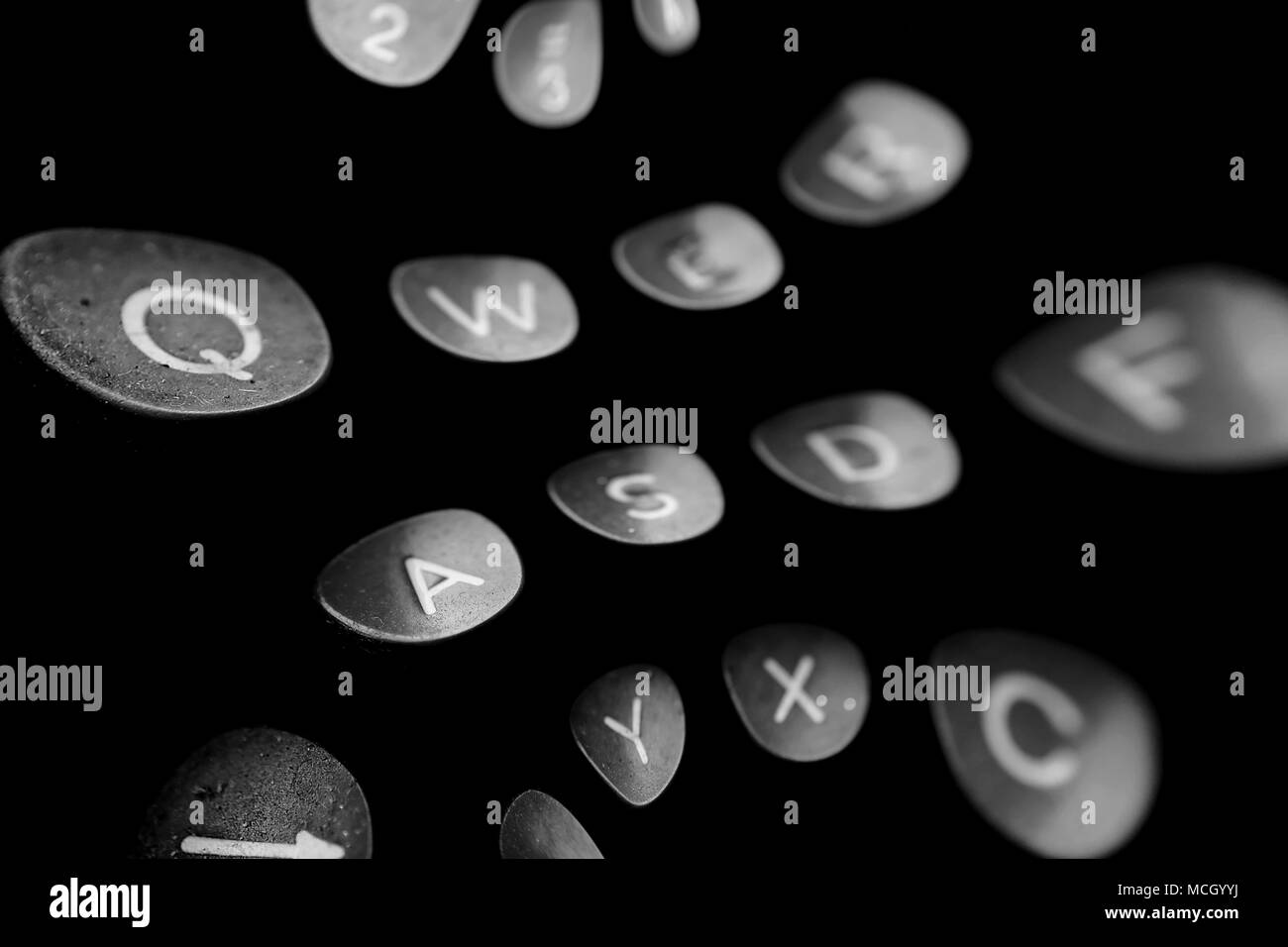 Background in the style of pouring letters Stock Photo - Alamy