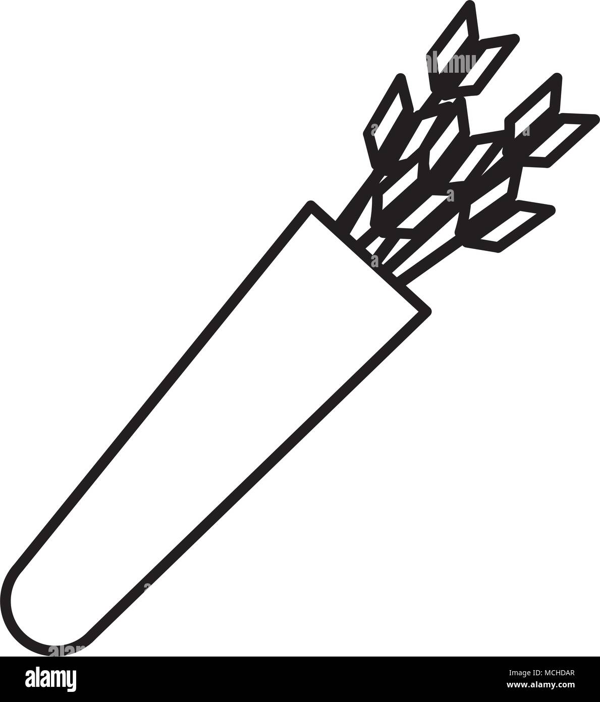 line pointer arrow element to sport game vector illustration Stock ...