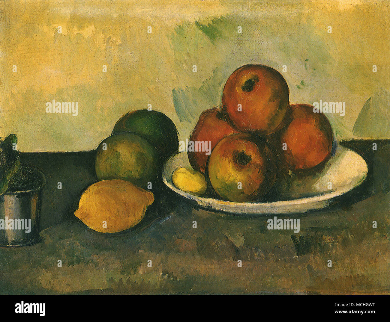 Still Life with Apples (Nature Morte: Les Pommes) Stock Photo