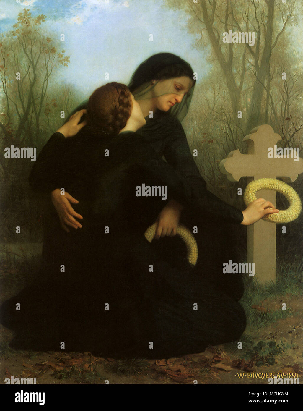 Le Jour Des Morts (All Saint's Day) Stock Photo