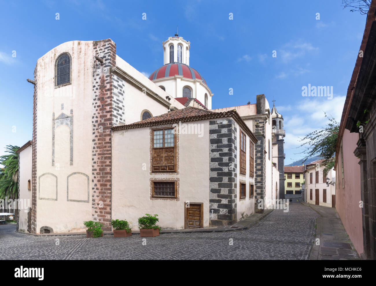 Church of Nuestra Senora de la Concepcion in La Orotava Stock Photo