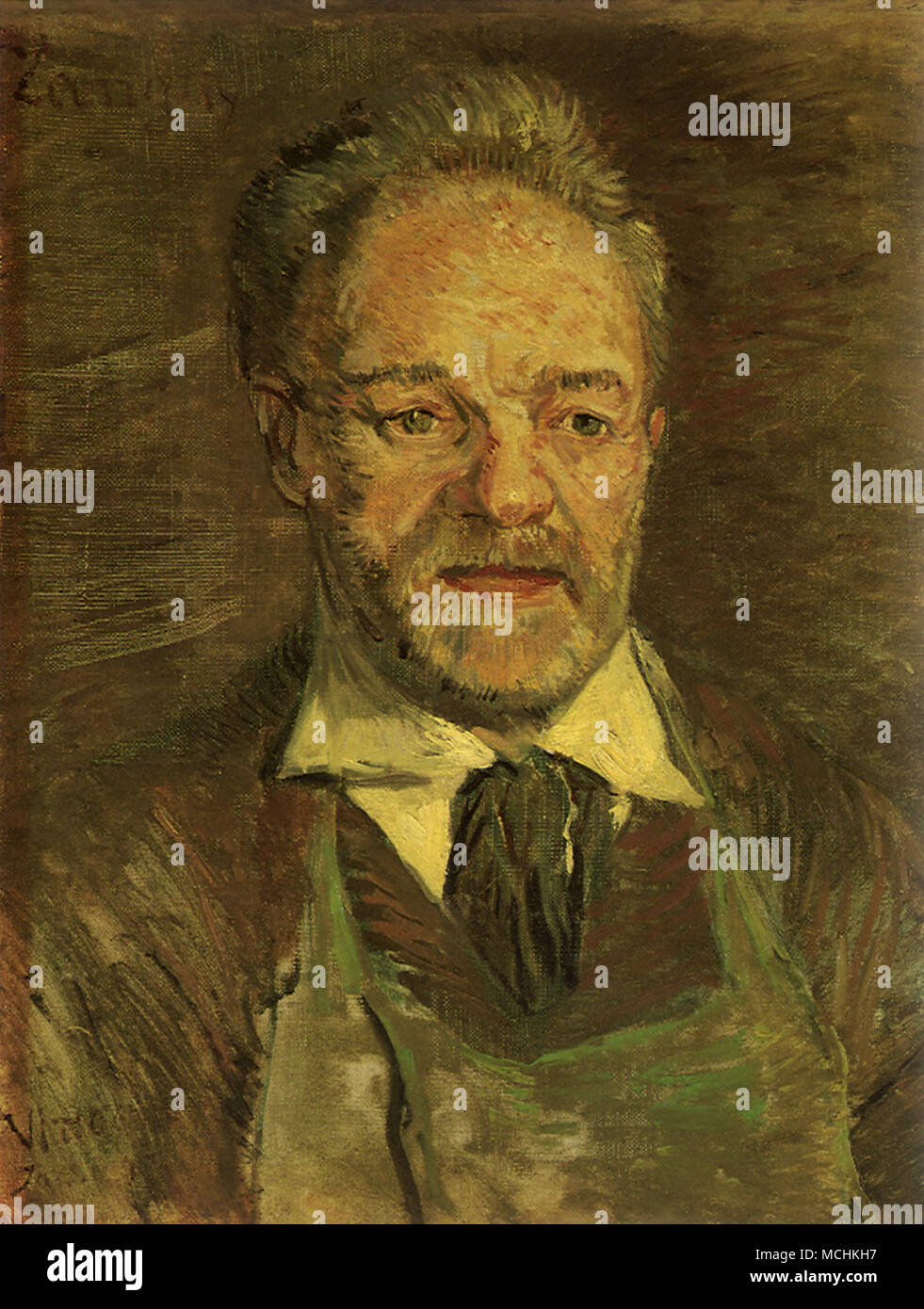 Portrait of Père Tanguy Stock Photo Alamy