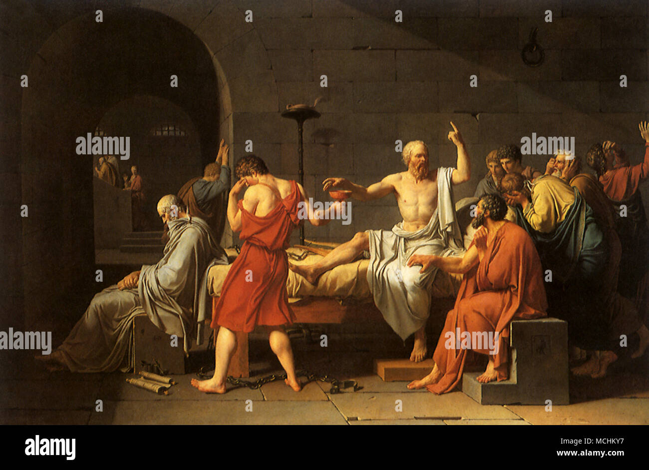 Death of Socrates, The Stock Photo