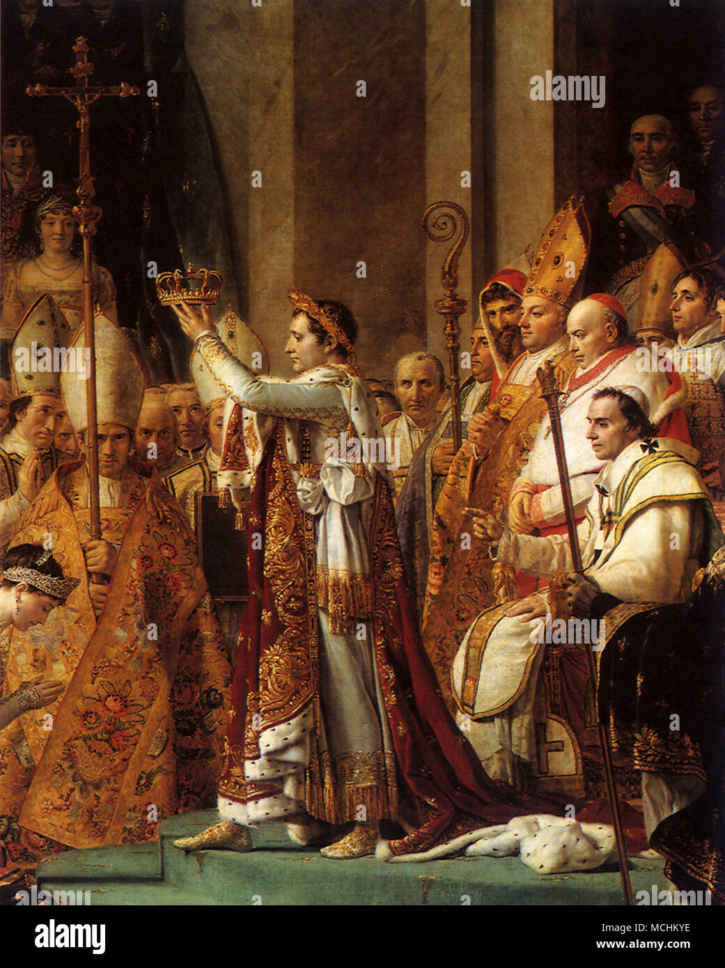Sacring of Emperor Napoleon I, The Stock Photo