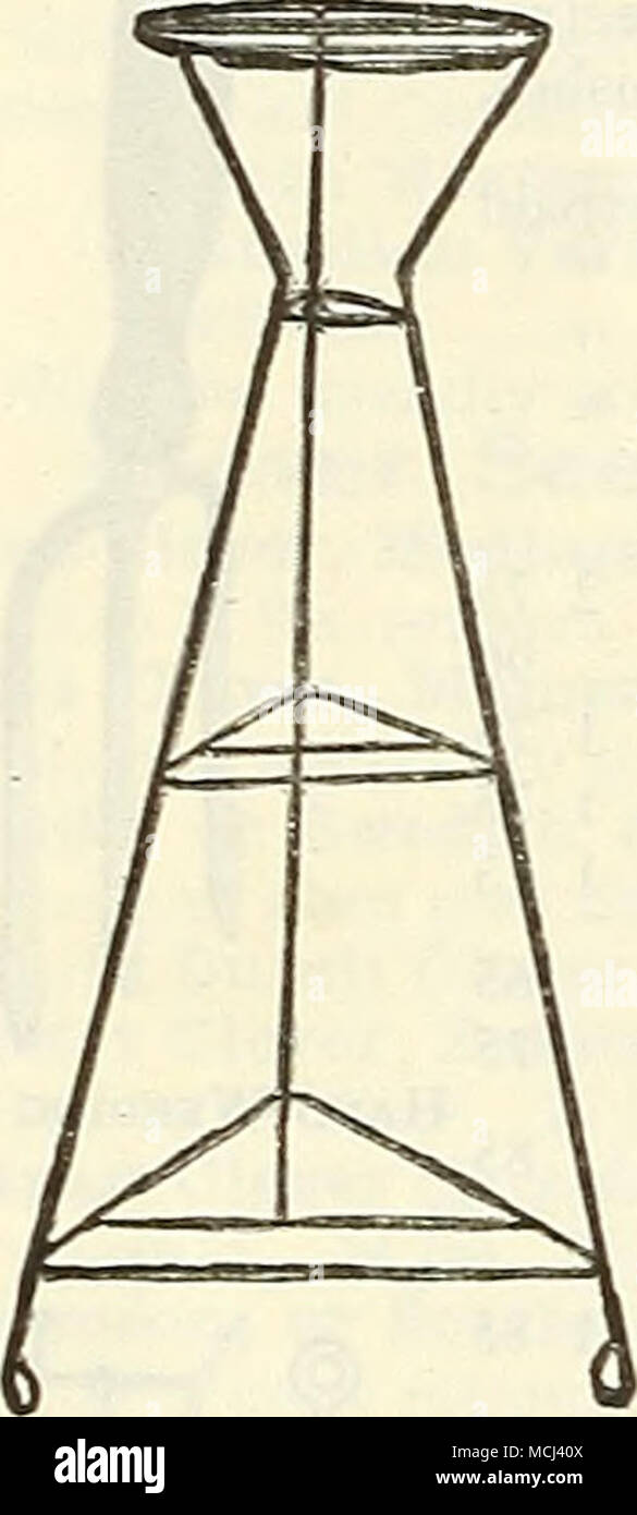 . Simplex Garden Label Wire Plant Stand Stock Photo - Alamy