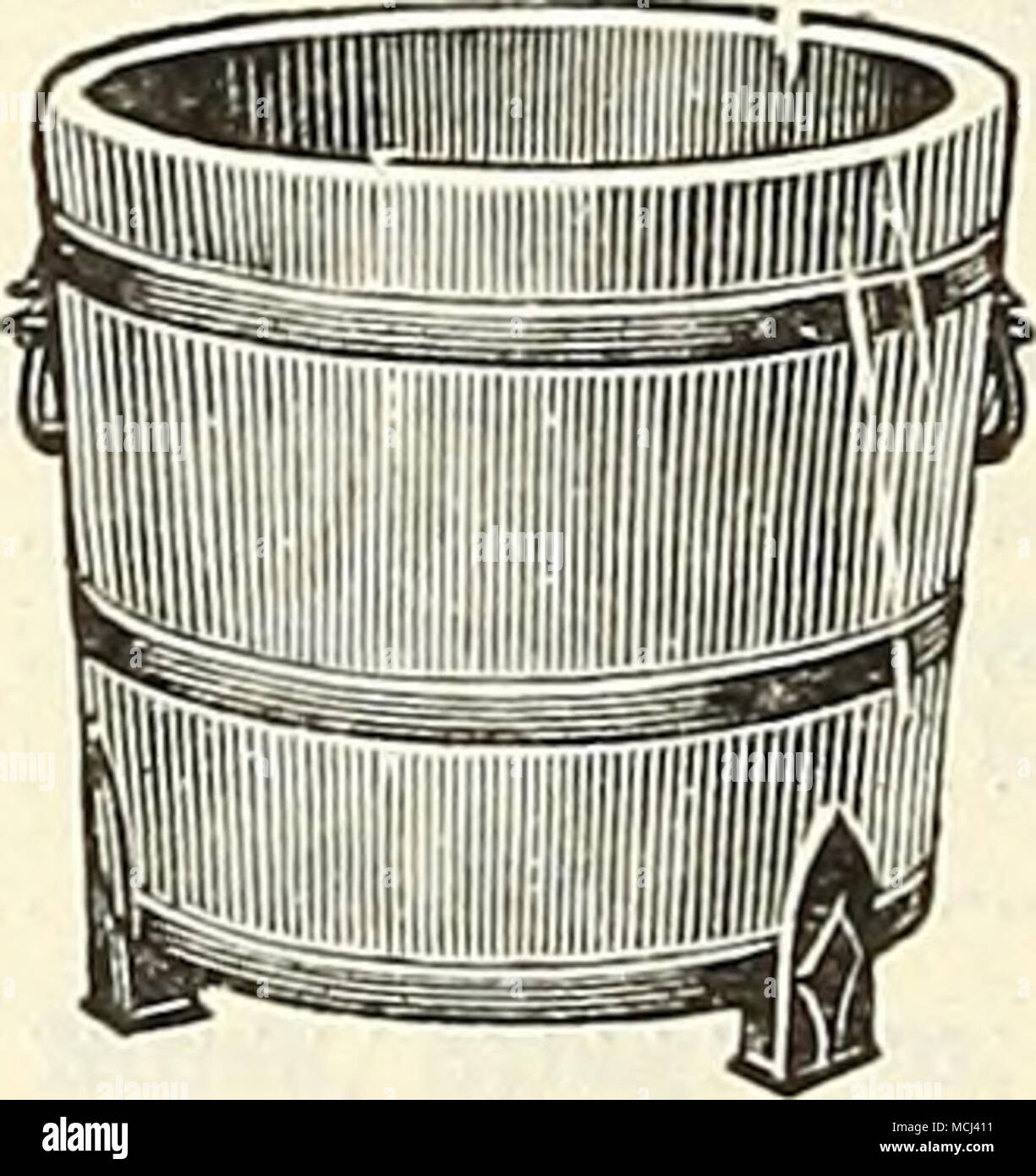 . HEAVY TREE AND PLANT TUBS Made of white cedar, painted green and bound with extra heavy iron hoops; drop handles and iron feet supplied with all sizes. Removable bottom. He.wy Tree .^nd Plant Tub No. 8 No. 7 No. 6 No. 5 No. 4 No. 3 No. 2 No. 1 No. 0 Outside Diam. in. 12 13 14 16 18 21 23 25 27 Inside Diam. in. lOf Hi 121 Ui 16| 18f 21 23i 25 Length of Stave in. n 10 12 14 16 18 20 21i 24 Each .$3 55 . 4 10 . 4 65 . 5 85 . 6 50 . 8 05 . 9 90 .11 10 .12 50 RUBBER FLOWER POT SAUCERS Neat in appearance, waterproof. 45 in. diameter $0 15 each $1 50 dozen 5i 6i 71 -81 9i 101 m 18 20 25 40 55 65 85 Stock Photo