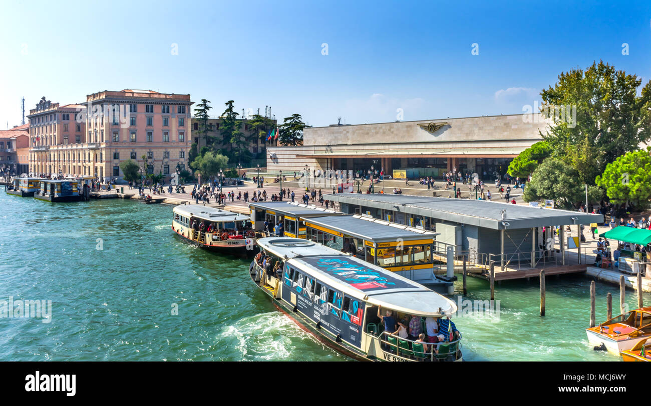 Santa Lucia Railway Train Station Public Ferries Ferry Stations Rapido Tourists Travelers Grand