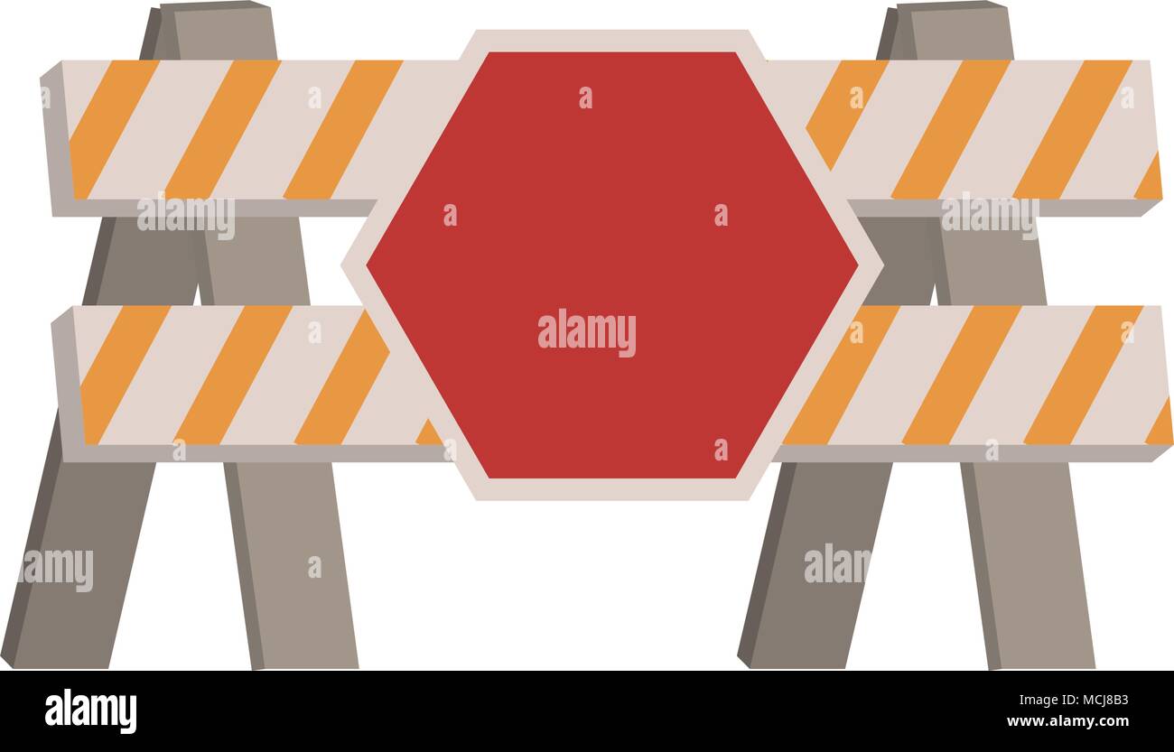 Under construction barrier Stock Vector Image & Art - Alamy