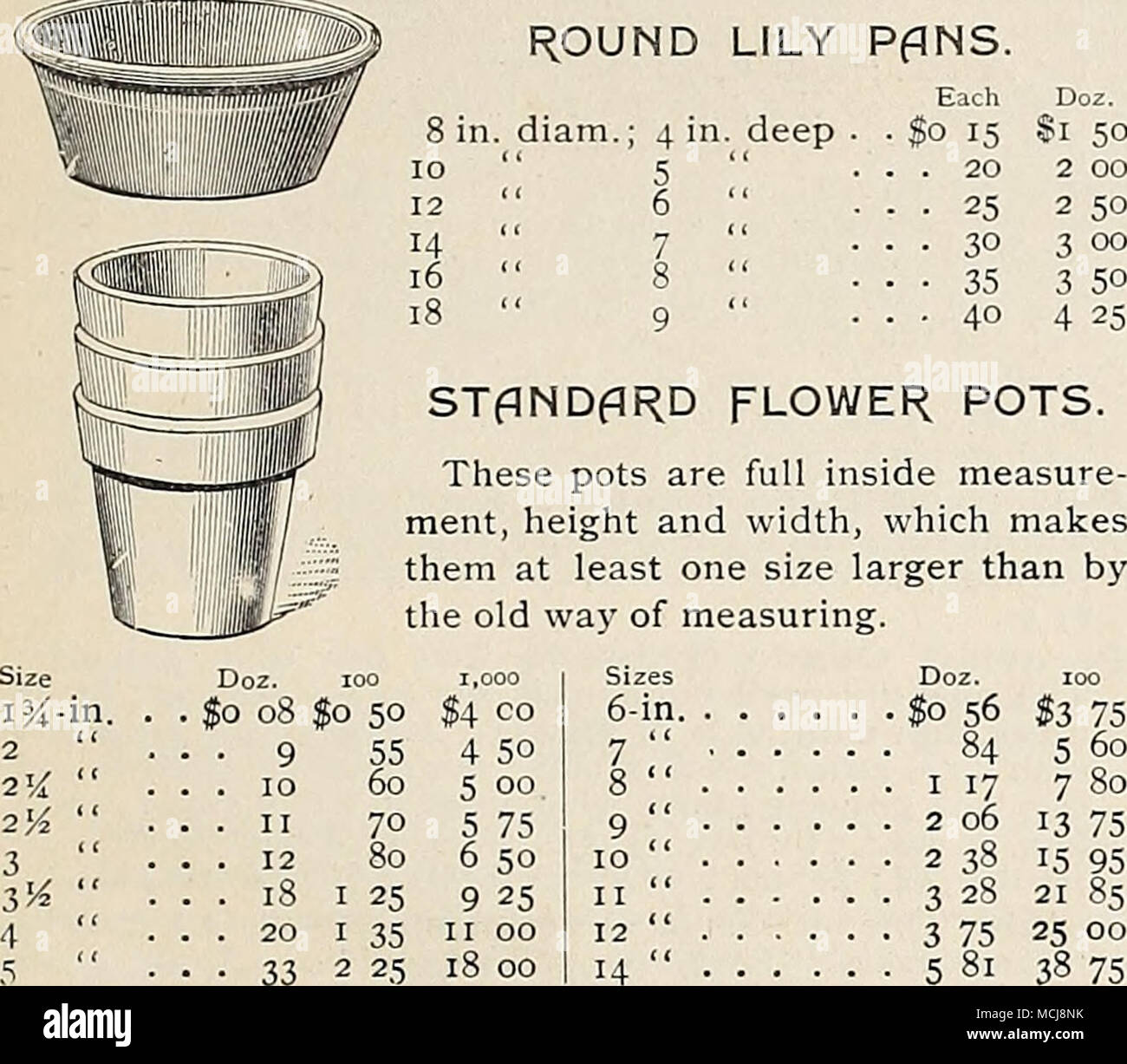 Diam STANDARD FLOWER POTS These Pots Are Full Inside Measure Ment diam-standard-flower-pots-these-pots-are-full-inside-measure-ment