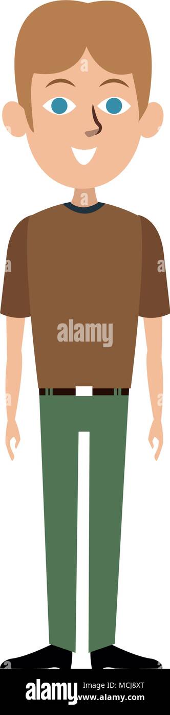 Young man with casual clothes Stock Vector Image & Art - Alamy