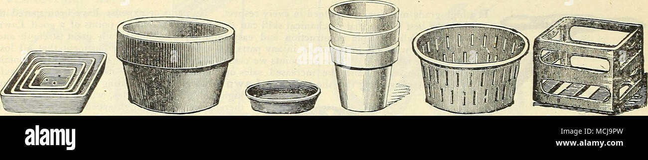 . Seed Pans. Bulb or Lily Pans. Saucers. Flower Pots. Orchid Baskets. sizes. If in. 2 &quot; 2i&quot;'. 3 &quot; . U&quot; 4 &quot; . ST^A^3&gt;TID-^I^ID ^X^O'Ps7-:E1T^ IPOTS. Full inside measurement. No charge for packing. Six ai dozen rates ; 50 at 100 rates ; 500 at 1000 rates. Dozen. .Â§0 06 . 07. 08 . 09 . 11 . 14 . 18 inn. ?0 44... 50... 56. 69.., 88 . 1 06 . 1 38... 1000. I Sizes. $3 46 U in.. 3 96 I U &quot; .. 4 45 I 5 &quot; . 5 45 I 5.V &quot; .. 6 93 I 6 &quot; .. 8 41 !g.V â ' .. 10 89 7 &quot; ., Each. Dozen. .SO 20 . 24. 32. 41 . 49. 62. 78- 100. .?1 56.. 1 88... 2 50 . 3 13.. Stock Photo