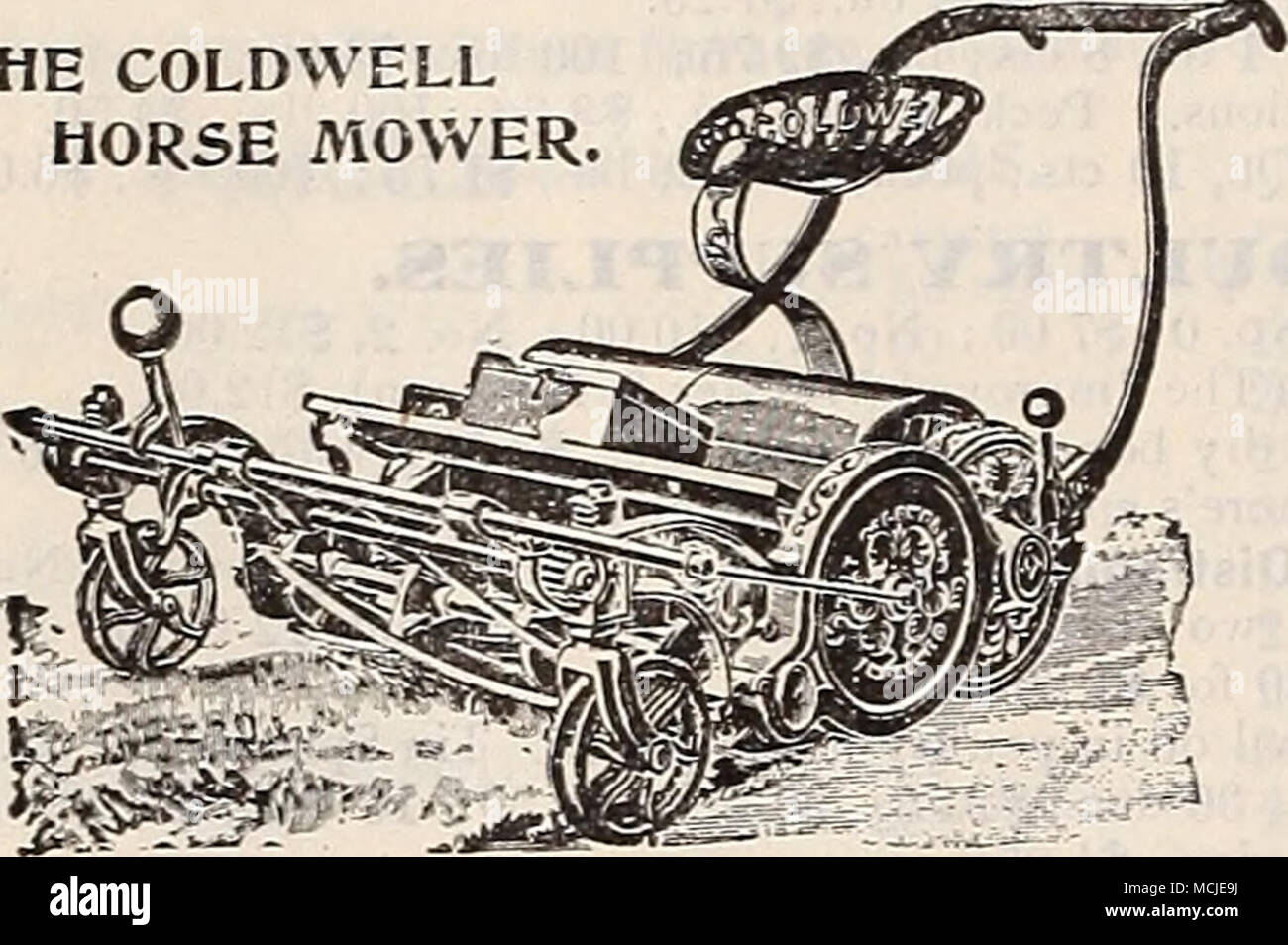Pennsylvania Great American Mower Vintage Reel Lawn Mower FXETER PQ WM.  PENN