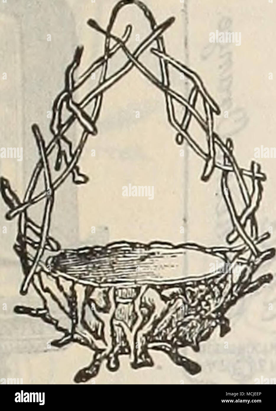 . Rustic Basket. MOLE TRAPS Stock Photo Alamy