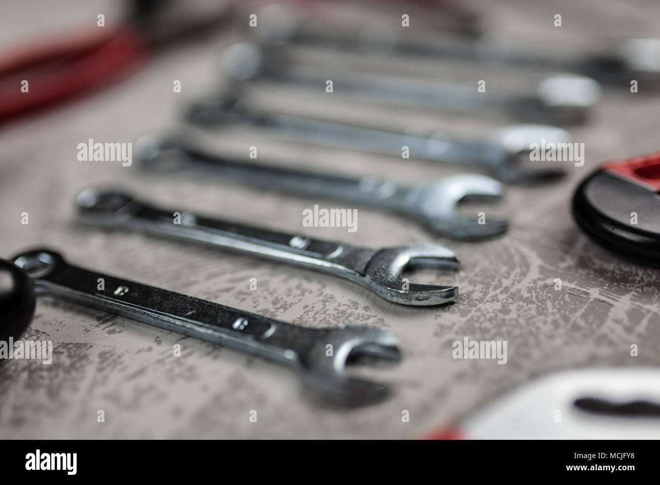 DIY Tools set Stock Photo