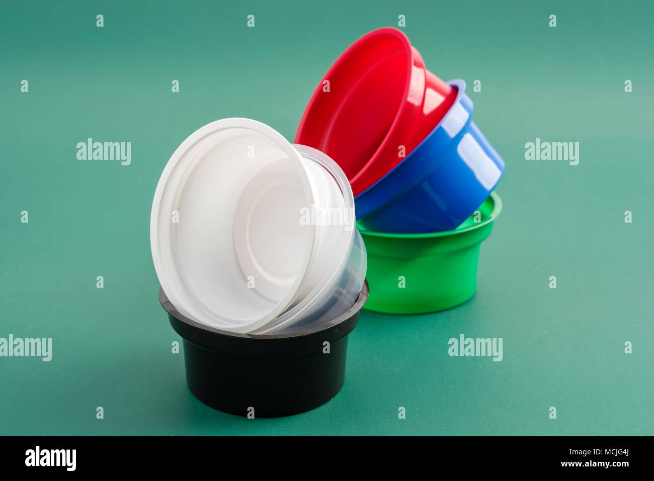 plastic containers for food liquids Stock Photo Alamy