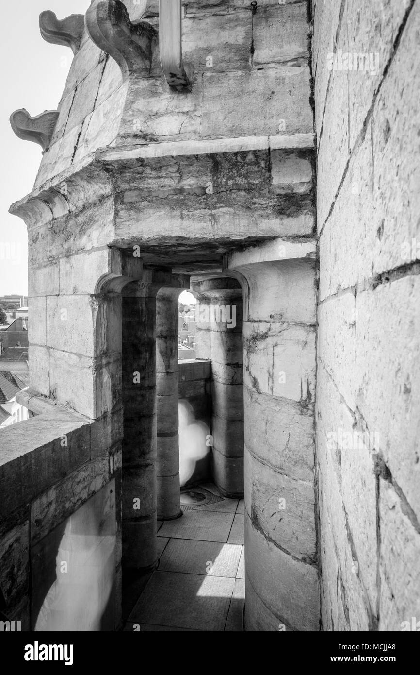 Famous old bell tower Black and White Stock Photos & Images - Alamy