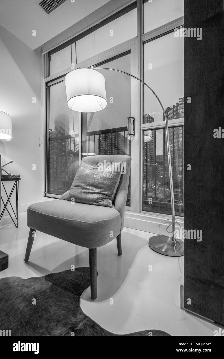 Interior of modern furnished living room Stock Photo - Alamy