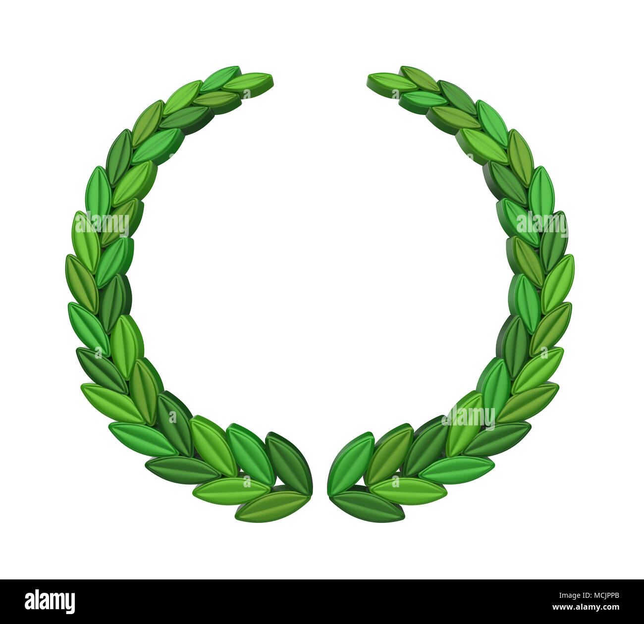 Laurel Wreath Isolated Stock Photo - Alamy