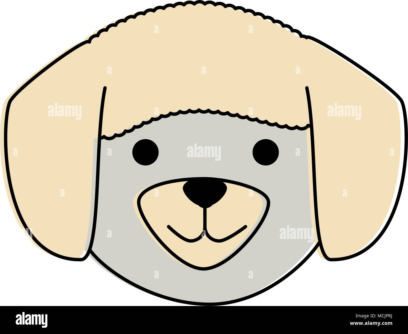 cute dog breed head character Stock Vector Image & Art - Alamy