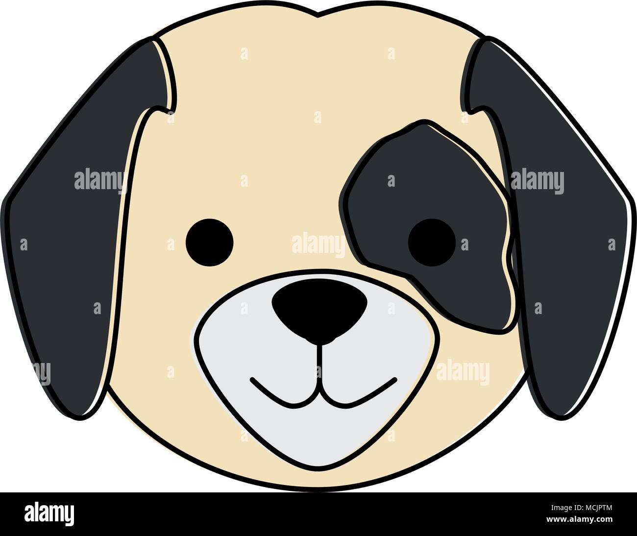 cute dog breed head character Stock Vector Image & Art - Alamy