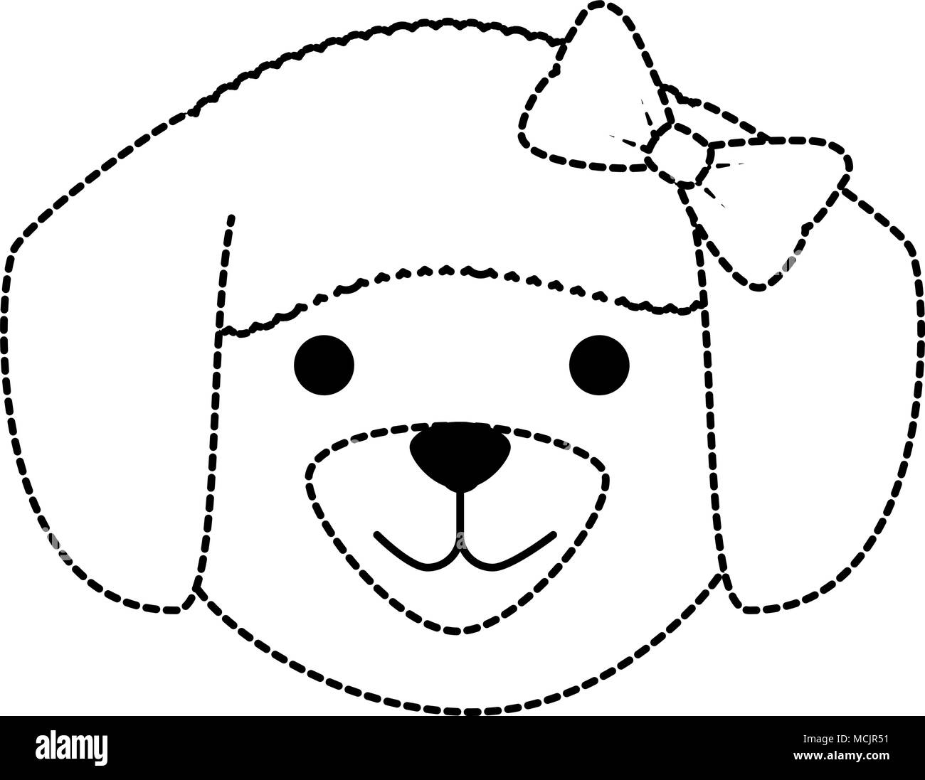 cute dog breed head character Stock Vector Image & Art - Alamy