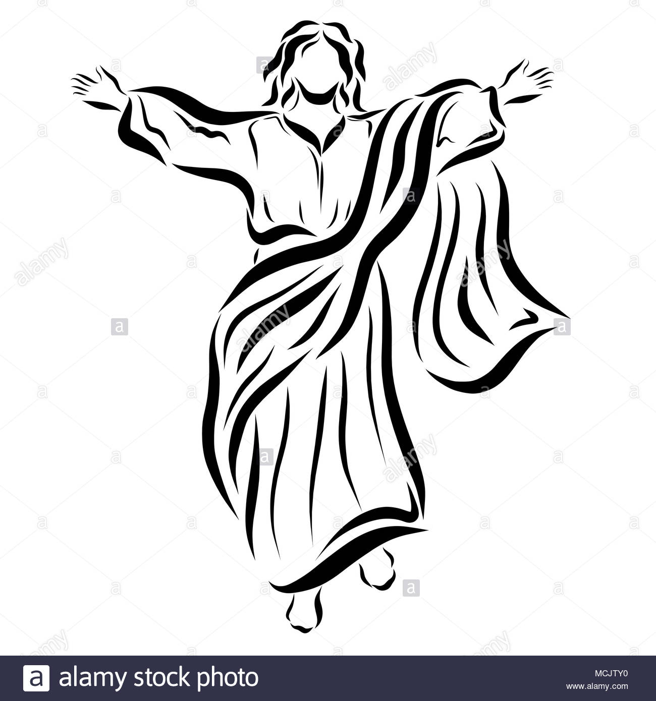Ascension Of Jesus Black and White Stock Photos & Images - Alamy