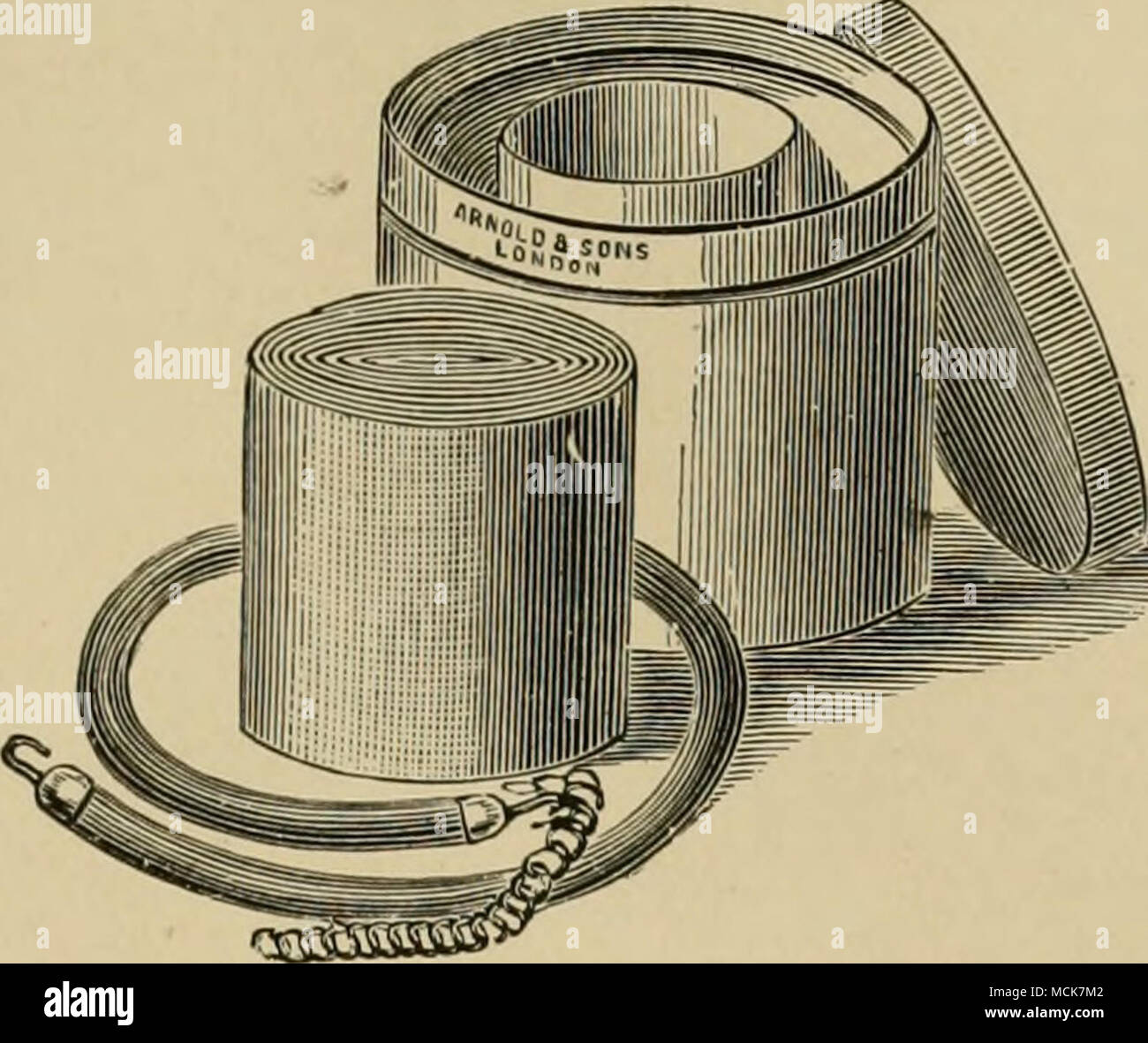 . Fig. 57.—The Esmarch Eubber Bandage and Tourniquet. an assistant. By
