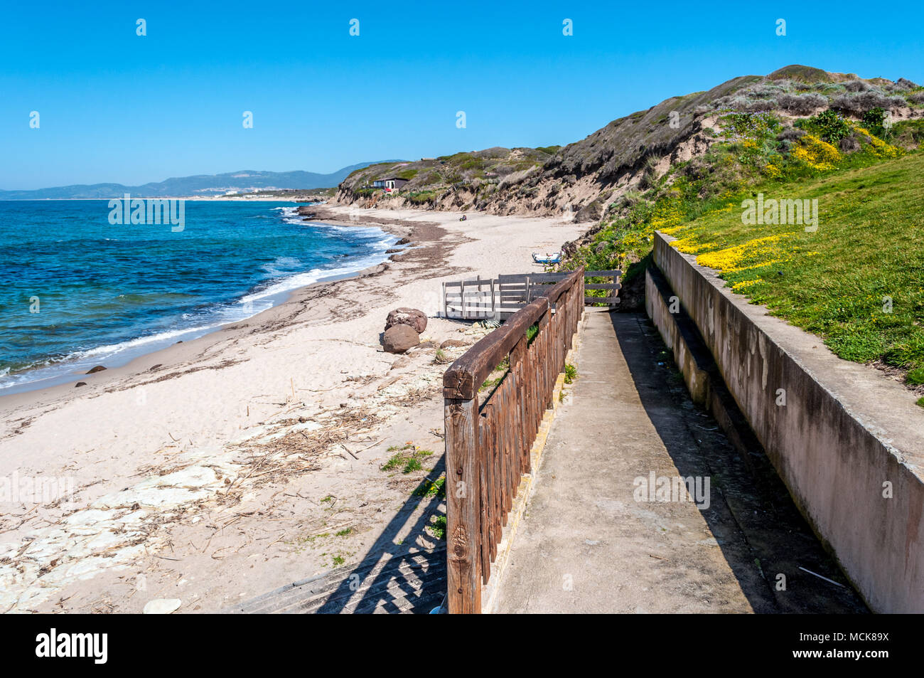 Landscape of the beach of La Ciaccia in Sardinia in a sunny day Stock Photo  - Alamy