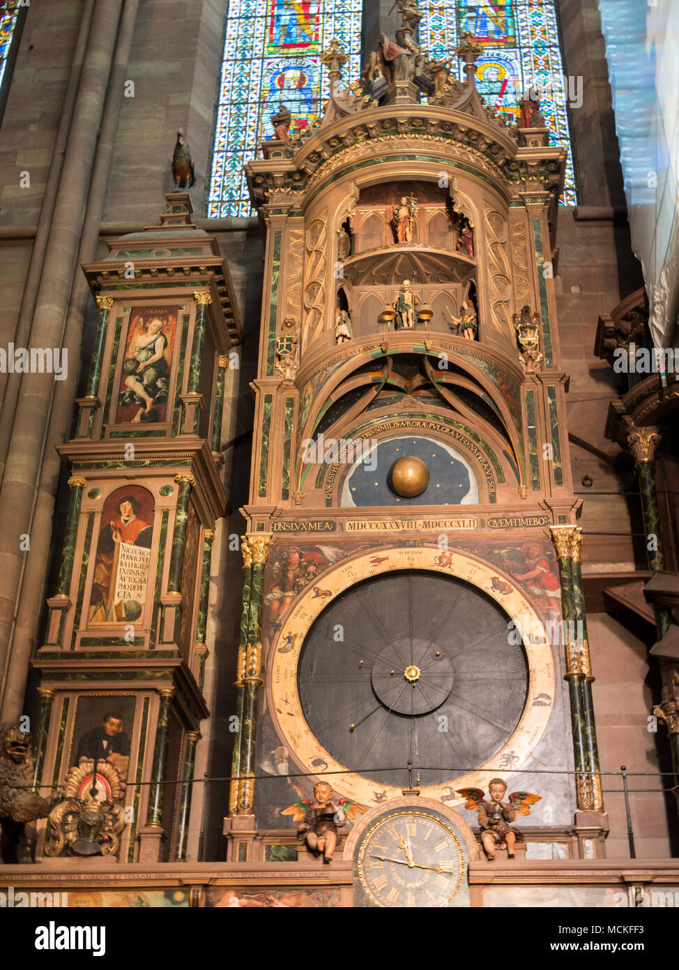 Strasbourg Cathedral astronomical clock Stock Photo
