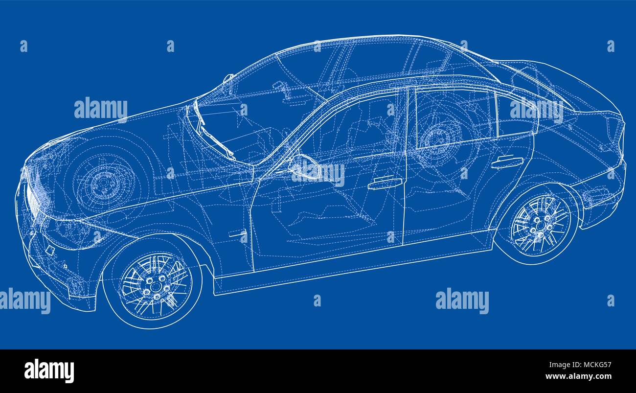 Concept car. Vector Stock Vector Image & Art - Alamy