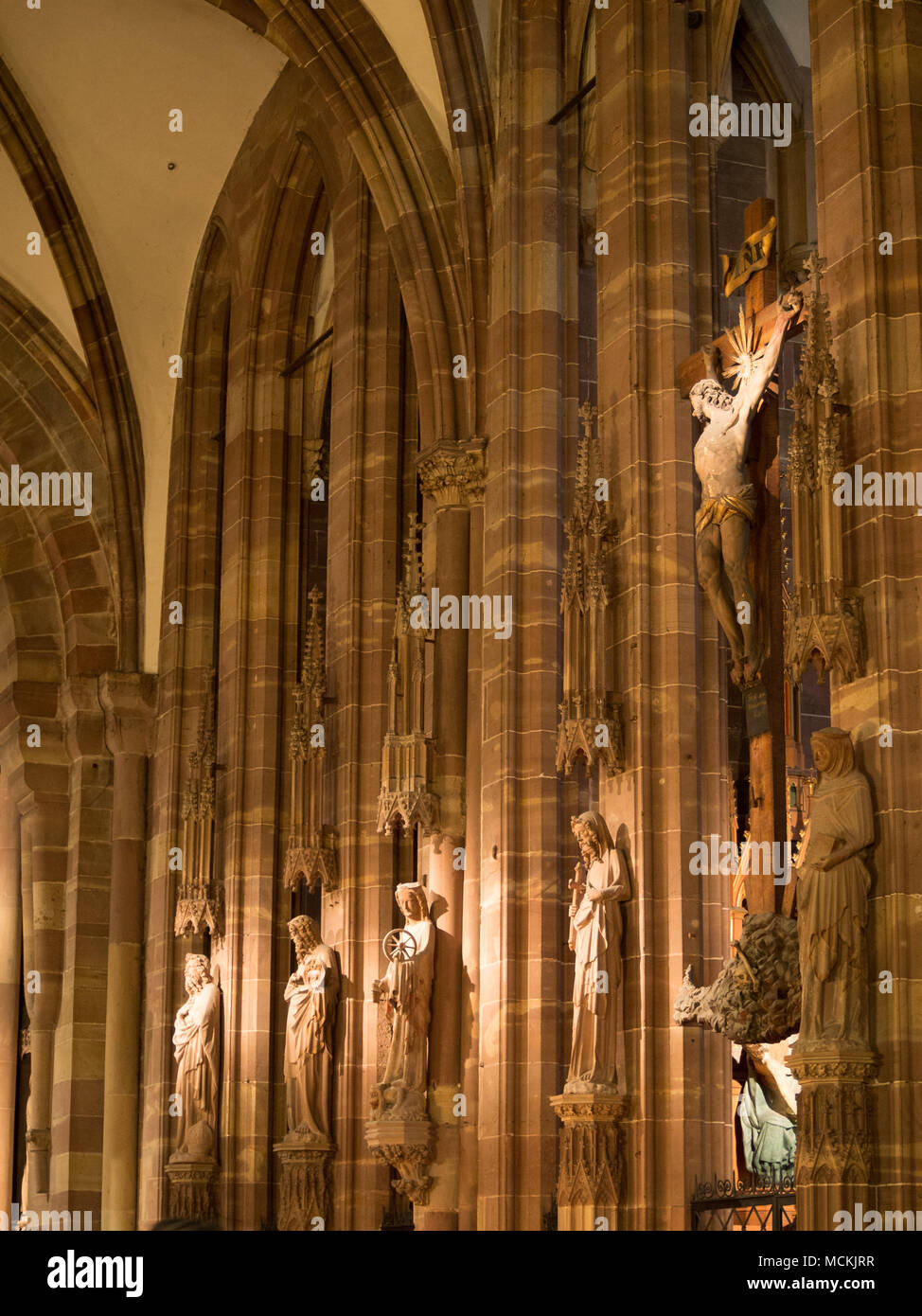 Cathedral of Our Lady od Strasbourg Stock Photo