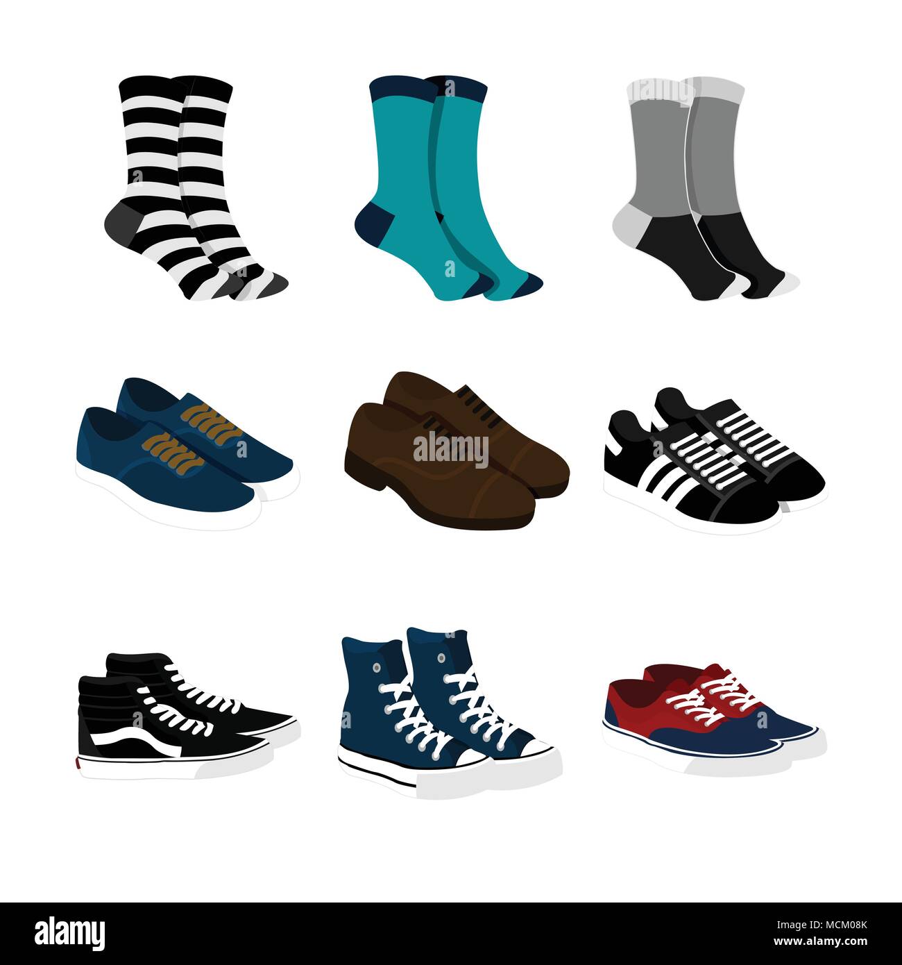 Socks And Shoes Fashion Style Item 