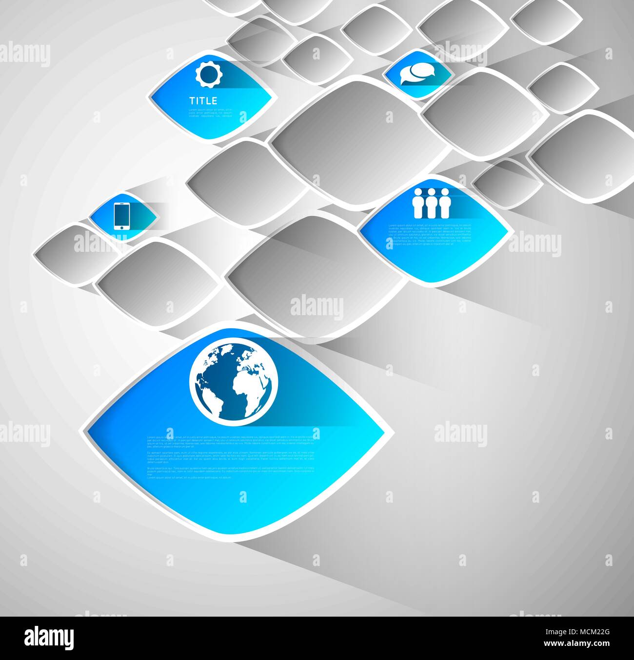 abstract infographic web design template Stock Vector Image & Art - Alamy